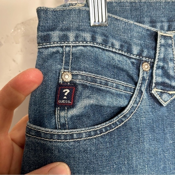 Guess Women’s Flare Bootcut Jeans Size 30 Button Fly Denim Blue - Picture 6 of 6